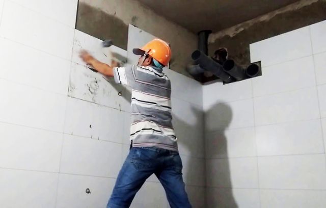 Ốp gạch tường nhà vệ sinh - Giải pháp chống thấm hiệu quả bất ngờ 1 gach op tuong chong tham