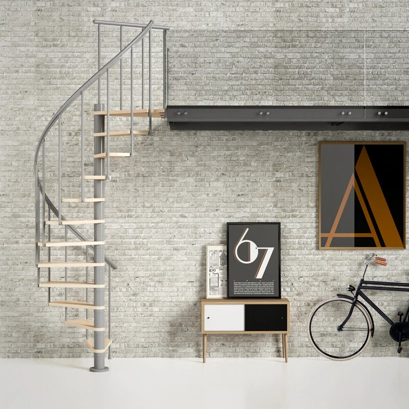 Cầu thang xoắn ốc phù hợp với mọi thiết kế 