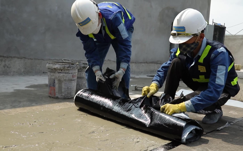 Sử dụng màng chống thấm