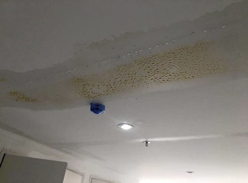 Chống thấm không đạt tiêu chuẩn sẽ dẫn tới thấm nước