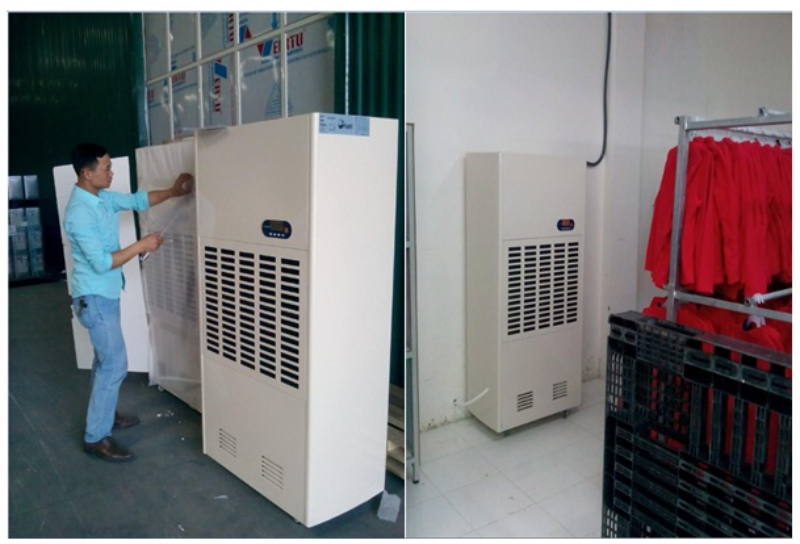 Sử dụng máy hút ẩm công nghiệp